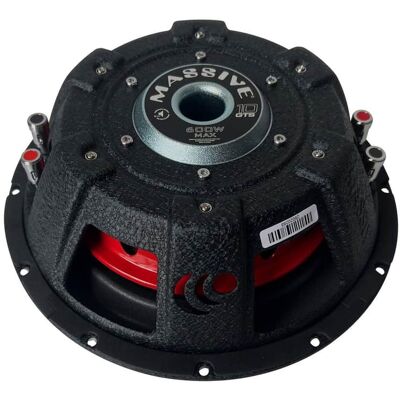 RMS Massive Audio 10" 300 Watts Dual 4 Ohm Shallow Subwoofer ... RMS Massive Audio 10" 300 Watts Dual 4 Ohm Shallow Subwoofer ...
