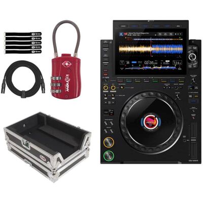 AlphaTheta AlphaTheta CDJ-3000X DJ Player with XS-CDX Flight C... AlphaTheta AlphaTheta CDJ-3000X DJ Player with XS-CDX Flight C...