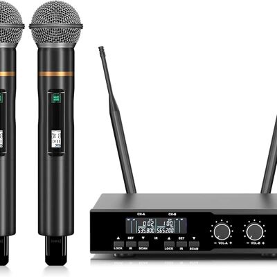 Unbranded Wireless Professional Microphone System, Cordless Ha... Unbranded Wireless Professional Microphone System, Cordless Ha...