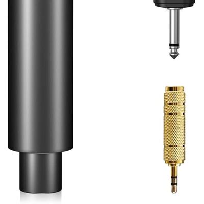 Unbranded Wireless Microphone for Mic Input, UHF Metal Dynamic... Unbranded Wireless Microphone for Mic Input, UHF Metal Dynamic...