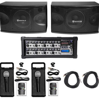 Rockville KPS80+RPM85+(2) RMC-XLR Rockville KPS80+RPM85+(2) RMC-XLR