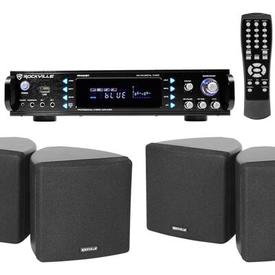 Rockville RPA60BT+(2) Cube Black Rockville RPA60BT+(2) Cube Black