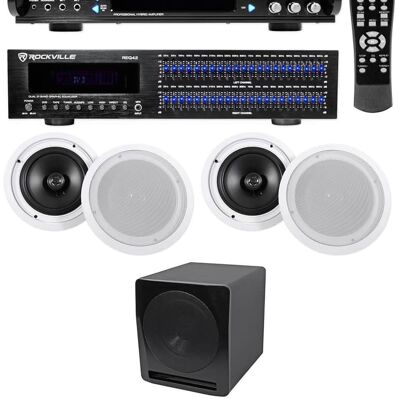 Rockville RPA6000USB+REQ42-B+(2) HC85+APM10B Rockville RPA6000USB+REQ42-B+(2) HC85+APM10B