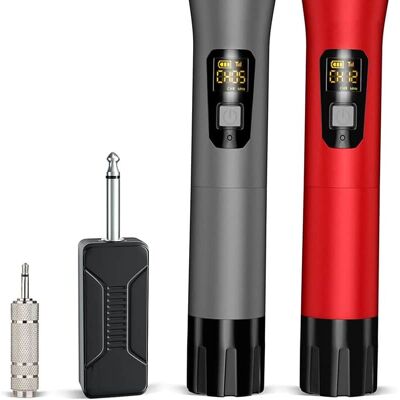 Unbranded UHF Wireless Microphone with 1/4'' Plug Rechargeable... Unbranded UHF Wireless Microphone with 1/4'' Plug Rechargeable...