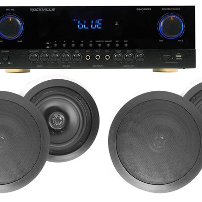 Rockville SINGMIX 5+(2) HC655 BLACK Comm Rockville SINGMIX 5+(2) HC655 BLACK Comm