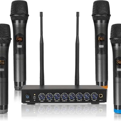 Unbranded 200 Channels Wireless Microphone Karaoke Mixer Syste... Unbranded 200 Channels Wireless Microphone Karaoke Mixer Syste...