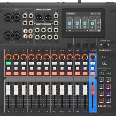 Yamaha Yamaha MGX12V Digital Mixer - Black Yamaha Yamaha MGX12V Digital Mixer - Black