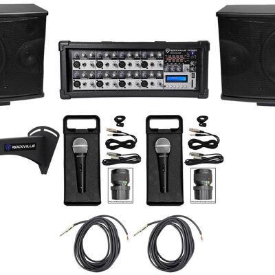 Rockville KPS10+RPM85+(2) RMC-XLR - 2 Rockville KPS10+RPM85+(2) RMC-XLR - 2