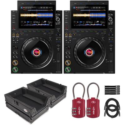 AlphaTheta AlphaTheta CDJ-3000X DJ Player 2-Pack with XS-CDXBL... AlphaTheta AlphaTheta CDJ-3000X DJ Player 2-Pack with XS-CDXBL...