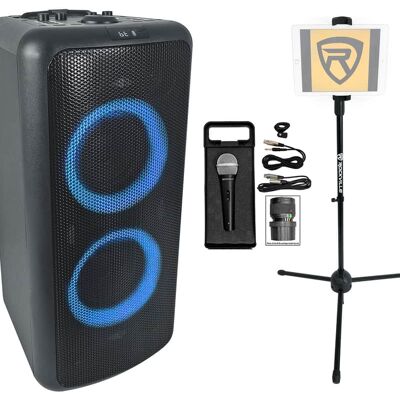 Rockville ELITE PARTY 65+RMC-XLR+iStand 20 KAR Rockville ELITE PARTY 65+RMC-XLR+iStand 20 KAR