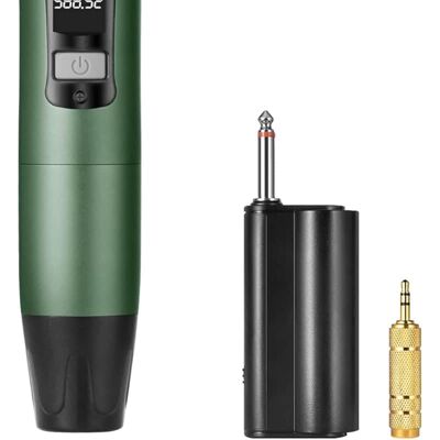 Unbranded Rechargeable Wireless Microphone, Two Metal UHF Micr... Unbranded Rechargeable Wireless Microphone, Two Metal UHF Micr...