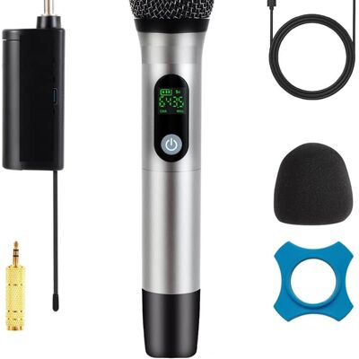 Unbranded Rechargeable Wireless Microphone System - Dual UHF M... Unbranded Rechargeable Wireless Microphone System - Dual UHF M...