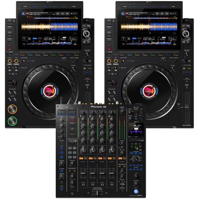 Unknown (2) AlphaTheta CDJ-3000X - Pioneer DJM-A9 4-Channel DJ... Unknown (2) AlphaTheta CDJ-3000X - Pioneer DJM-A9 4-Channel DJ...