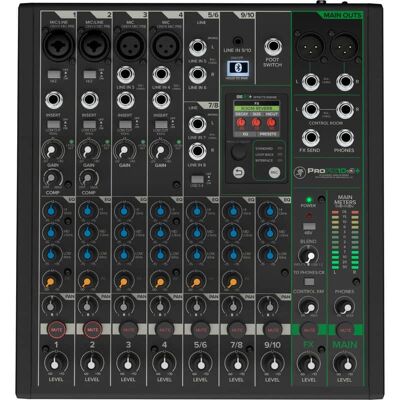 Mackie Mackie PROFX10V3+ 10-Channel Analog Mixer Mackie Mackie PROFX10V3+ 10-Channel Analog Mixer