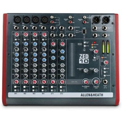 Allen & Heath Allen & Heath Allen & Heath ZED10 10 Channel USB Mixer Allen & Heath Allen & Heath Allen & Heath ZED10 10 Channel USB Mixer