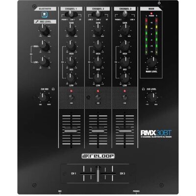Reloop Reloop 3-Channel Bluetooth DJ Mixer Reloop Reloop 3-Channel Bluetooth DJ Mixer