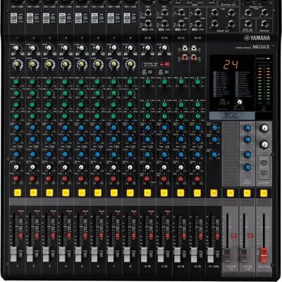 Yamaha Yamaha MG16X CV 16 CHANNEL MIXER WITH SPX EFFECTS Yamaha Yamaha MG16X CV 16 CHANNEL MIXER WITH SPX EFFECTS