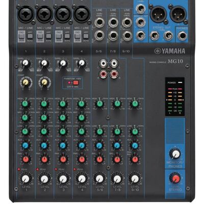 Yamaha MG10 10 Channel Mixer Yamaha MG10 10 Channel Mixer
