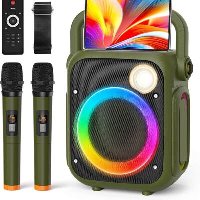 Unbranded Green Karaoke Machine for Adults Men Bluetooth Speak... Unbranded Green Karaoke Machine for Adults Men Bluetooth Speak...