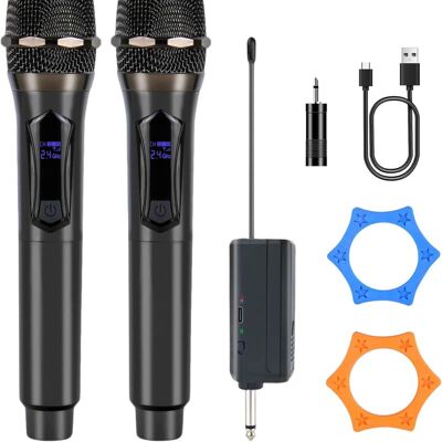 Unbranded Wireless Karaoke Microphone dynamic Mic Up160ft rang... Unbranded Wireless Karaoke Microphone dynamic Mic Up160ft rang...