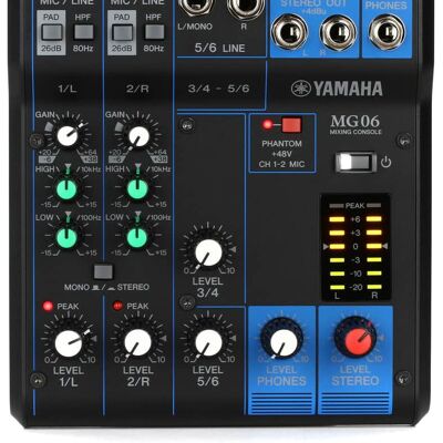 2019 Yamaha MG06 2019 Yamaha MG06