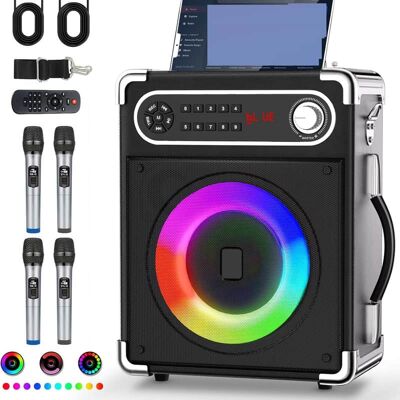 Unbranded Karaoke Machine with 4 Wireless Microphones, Portabl... Unbranded Karaoke Machine with 4 Wireless Microphones, Portabl...