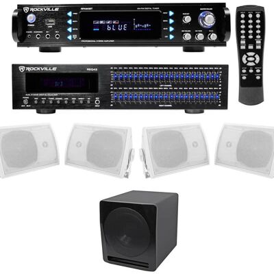 Rockville RPA6000USB+REQ42-B+(2) HP5S+APM10B Rockville RPA6000USB+REQ42-B+(2) HP5S+APM10B