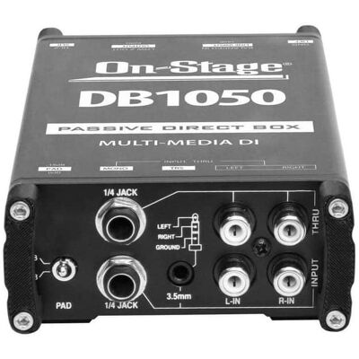 On-Stage DB1050 Passive Multi-Media DI Box On-Stage DB1050 Passive Multi-Media DI Box