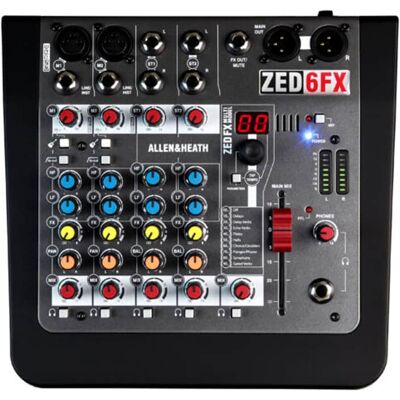 Allen & Heath Allen & Heath NEW ALLEN & HEATH ZED6FX MIXER Allen & Heath Allen & Heath NEW ALLEN & HEATH ZED6FX MIXER