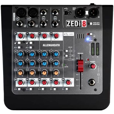 Allen & Heath Allen & Heath Allen & Heath ZEDi-8 8 Channel USB Mixer Allen & Heath Allen & Heath Allen & Heath ZEDi-8 8 Channel USB Mixer