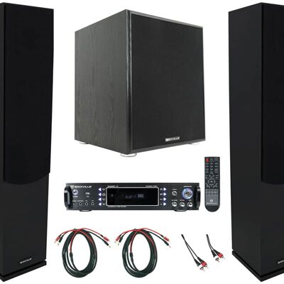 Rockville RPA60BT V2+(2) Lux 658 Black+SUB Rockville RPA60BT V2+(2) Lux 658 Black+SUB