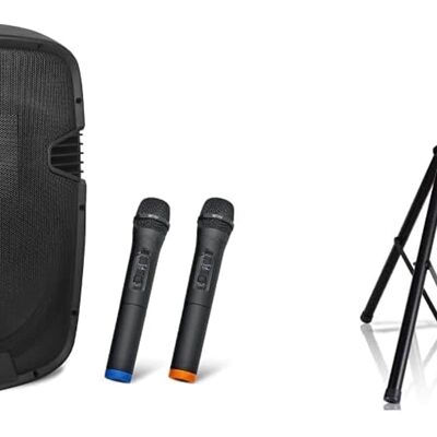 Unbranded 1600 Watt Bluetooth PA Speaker with Universal Speake... Unbranded 1600 Watt Bluetooth PA Speaker with Universal Speake...