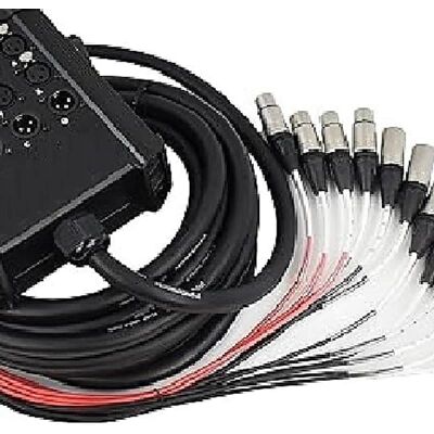 Unbranded 8-Channel Low Profile XLR Send Circuit Board Snake C... Unbranded 8-Channel Low Profile XLR Send Circuit Board Snake C...