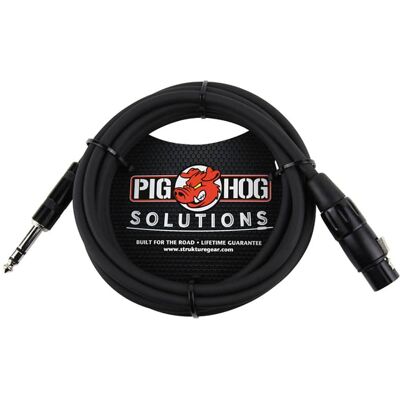 Pig Hog Pig Hog PX-TMXF1 Solutions 10ft TRS(M) - XLR(F) Balan... Pig Hog Pig Hog PX-TMXF1 Solutions 10ft TRS(M) - XLR(F) Balan...