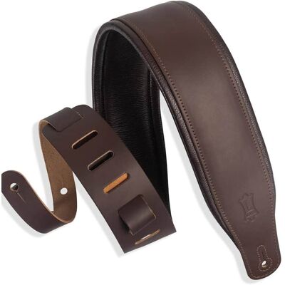 Levy's Levy's M26PD-DBR_DBR Classics Series 3" Padded Leather ... Levy's Levy's M26PD-DBR_DBR Classics Series 3" Padded Leather ...