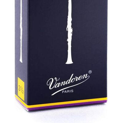 Vandoren Vandoren Bb Clarinet Reeds 3.5 (10 Pack) Vandoren Vandoren Bb Clarinet Reeds 3.5 (10 Pack)