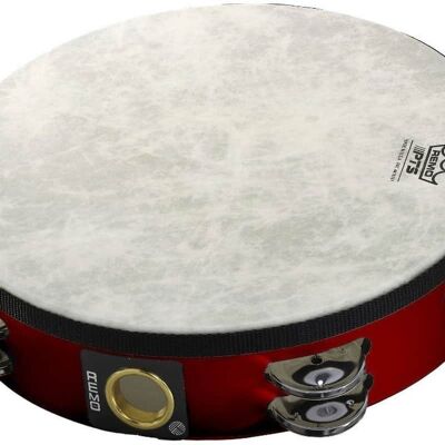Remo Remo Fiberskyn Tambourine - Quadura Deep Red, 8" Remo Remo Fiberskyn Tambourine - Quadura Deep Red, 8"