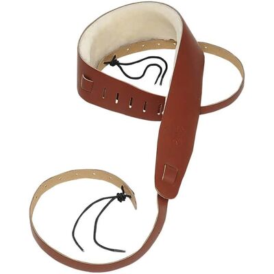 Levy's LEVY'S LEATHER BANJO STRAP WALNUT 2 1/2" Levy's LEVY'S LEATHER BANJO STRAP WALNUT 2 1/2"