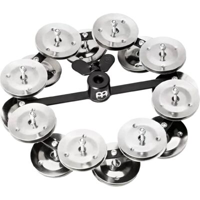 Meinl MEINL HEADLINER HI-HAT TAMBOURINE TWO ROW VERSION HTHH2BK Meinl MEINL HEADLINER HI-HAT TAMBOURINE TWO ROW VERSION HTHH2BK