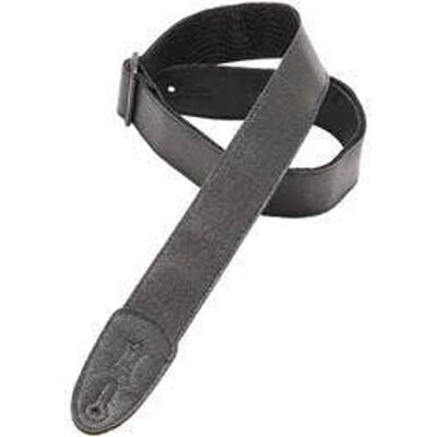 Levy's Levy's M7GP 2" Leather Guitar Strap Black Levy's Levy's M7GP 2" Leather Guitar Strap Black