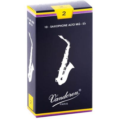 Vandoren Reeds, Vandoren, Alto Sax, Traditional, Strength 2, ... Vandoren Reeds, Vandoren, Alto Sax, Traditional, Strength 2, ...