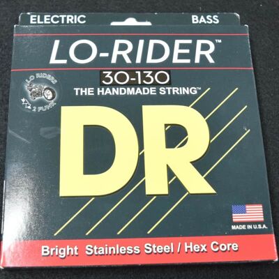DR Lo-Rider (6 String) Bass Strings, 30-130 DR Lo-Rider (6 String) Bass Strings, 30-130