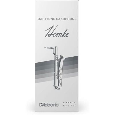 Rico D'Addario D'Addario Hempke Baritone Saxophone Reeds 3.5 (5 Pack) Rico D'Addario D'Addario Hempke Baritone Saxophone Reeds 3.5 (5 Pack)