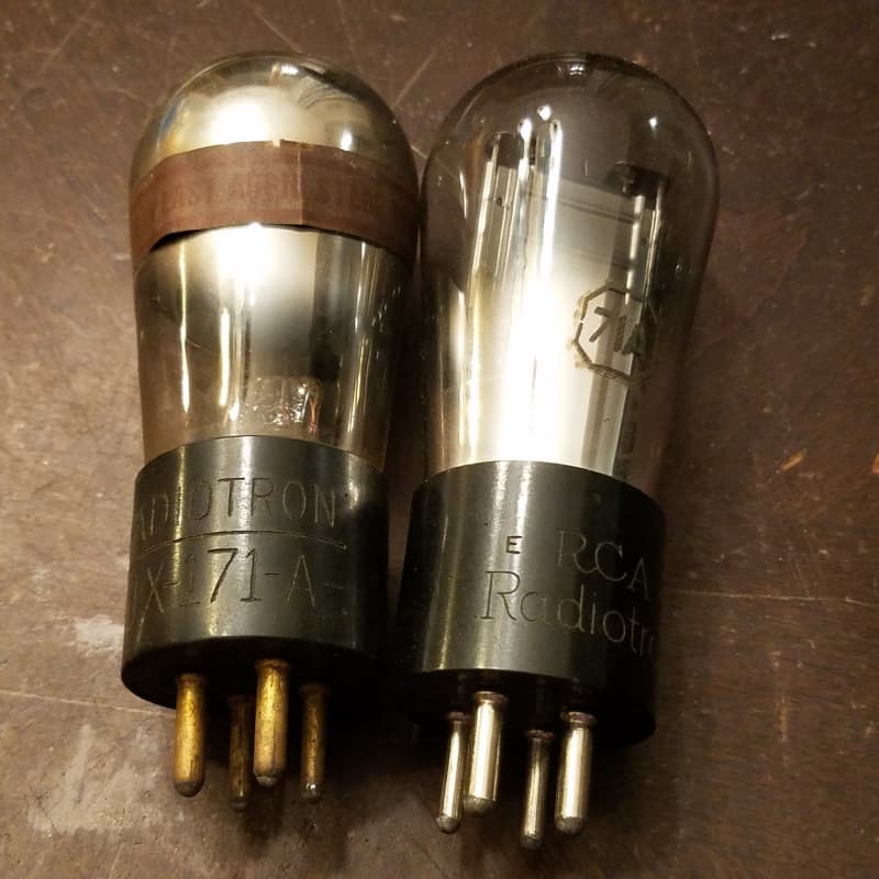 1926-1930 RCA ONE (1) Type 71A GLOBE Power Amplifier Antique t...