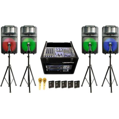 VocoPro - 4000 Watt DJ/Karaoke Club System (VCOCLUB-THUNDER-40... VocoPro - 4000 Watt DJ/Karaoke Club System (VCOCLUB-THUNDER-40...