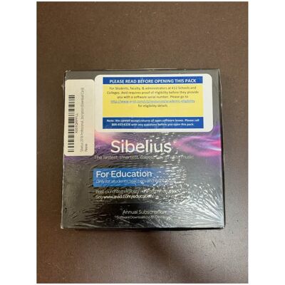 Avid Sibelius Ultimate 1-Year Subscription EDU Avid Sibelius Ultimate 1-Year Subscription EDU