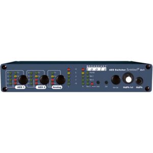 2025 Broadcast Tools AES Switcher Sentinel 2+1 Web