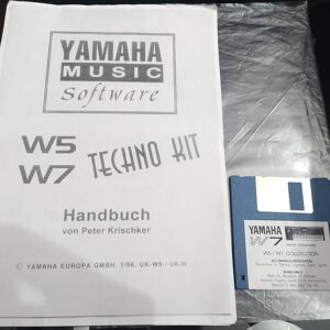 1996 Yamaha W5 W7 TECHNO KIT YAMAHA MUSIC SOFTWARE