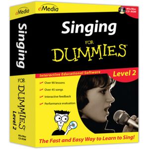 eMedia Singing For Dummies 2 - Mac 10.5 to 10.14, 32-bit