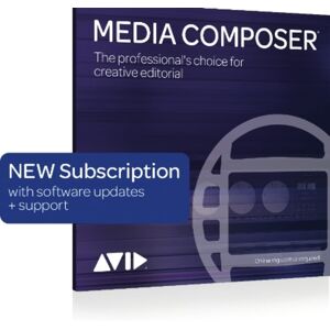 Media Composer Perpetual 1-year Updates + Standard Support Pla...